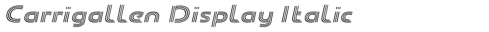 Carrigallen Display Italic image